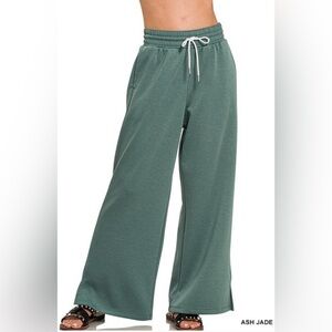 49 Women's Ash Jade Wide-Leg Scuba Travel Pants